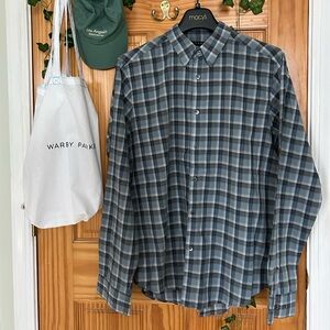 Plaid Theory button down